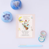 GOEDKOOPSTE Flyer voor Baby Shower met Kinderrijmp (Enkel)