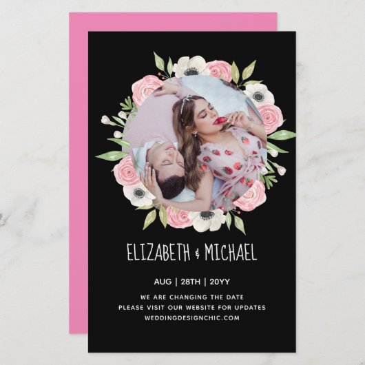 Goedkoopste FOTO Datum Wissel Bloemenkrans (Voorkant / Achterkant)