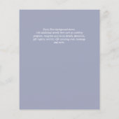 GOEDKOOPSTE Modern FOTO DETAILS Stofblauwe Flye Flyer (Achterkant)