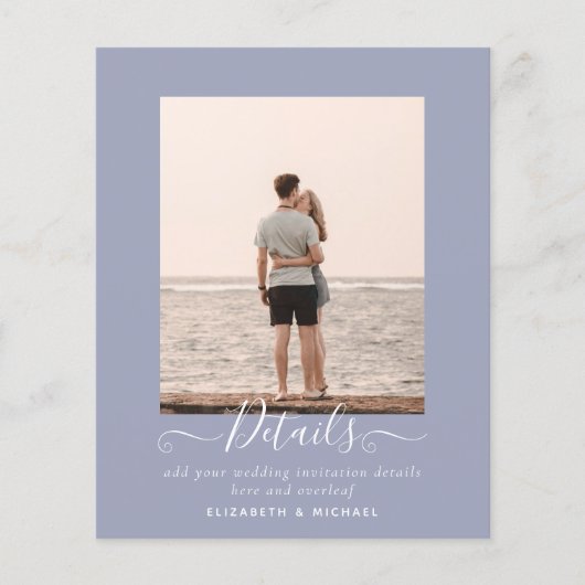 GOEDKOOPSTE Modern FOTO DETAILS Stofblauwe Flye Flyer (Voorkant)