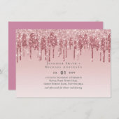 GOEDKOOPSTE Roze Glitter Bruiloft Rose Goud (Voorkant / Achterkant)