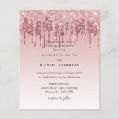 GOEDKOOPSTE Roze Goud Roze Glitter Bruiloft (Voorkant)