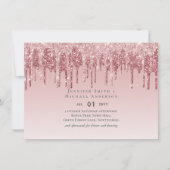 GOEDKOOPSTE Roze Gouden Roze Glitter Bruiloft (Voorkant)