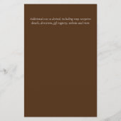 Goedkoopste Save The Dates Bloemenkrans BUDGET (Achterkant)