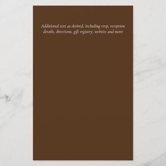 Goedkoopste Save The Dates Bloemenkrans BUDGET (Achterkant)