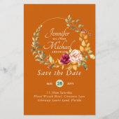 Goedkoopste Save The Dates Bloemenkrans BUDGET (Voorkant)