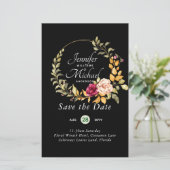 Goedkoopste Save The Dates Bloemenkrans BUDGET (Staand voorkant)