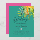 Goedkoopste Tropische Bladeren Trouwfeest Luau Ont (Voorkant / Achterkant)