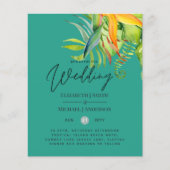 Goedkoopste Tropische Bladeren Trouwfeest Luau Ont (Voorkant)