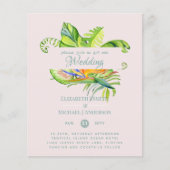 Goedkoopste Tropische Bladeren Trouwfeest Luau Ont (Voorkant)