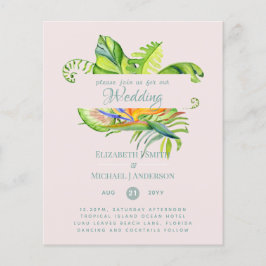 Goedkoopste Tropische Bladeren Trouwfeest Luau Ont