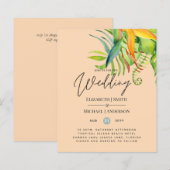 Goedkoopste Tropische Bladeren Trouwfeest Luau Ont (Voorkant / Achterkant)