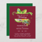 Goedkoopste Tropische Bladeren Trouwfeest Luau Ont (Voorkant / Achterkant)