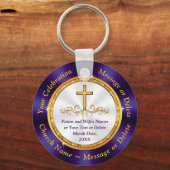 Goedkope Aangepast, Jubileum van de Kerk Sleutelhanger (Voorkant)