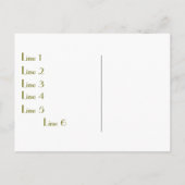 Goedkope afstudeeraankondigingen aankondigingskaart (Achterkant)