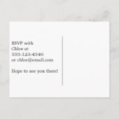 Goedkope Afstuderen uitnodigingen (Achterkant)