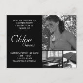 Goedkope Afstuderen uitnodigingen (Voorkant)