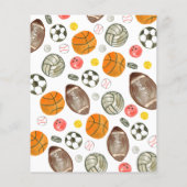 Goedkope All Star Sports Balls Team Kind Boy Verja Flyer (Achterkant)