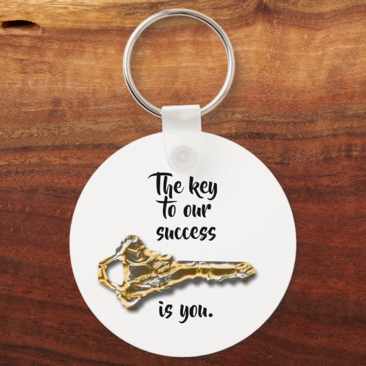 Goedkope Bedankt Bedrijf Promotiemarketing Sleutelhanger (Voorkant)