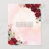 Goedkope Bloemen Bourgondië Goud Prinses Quinceane Flyer (Achterkant)