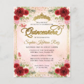 Goedkope Bloemen Bourgondië roze goud tiara quince Flyer (Voorkant)