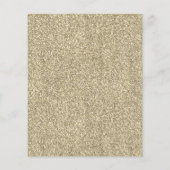 Goedkope Blush Pink Gold Gown Quinceanera Uitnodig Flyer (Achterkant)