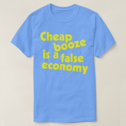 Goedkope Booze Grappig Christopher Hitchens Quote T-shirt (Design voorkant)