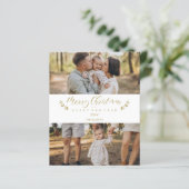 Goedkope botanische kerst aangepaste foto script (Staand voorkant)