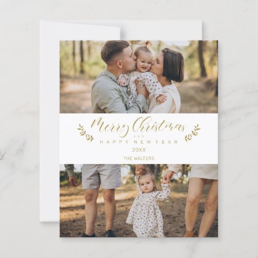 Goedkope botanische kerst aangepaste foto script (Voorkant)