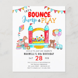 Goedkope Bounce Jump Spelen Kinder Trampoline Verj Flyer