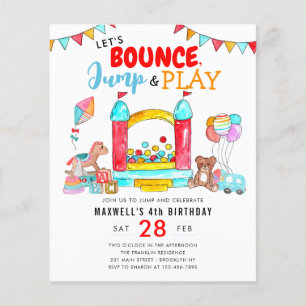 Goedkope Bounce Jump Spelen Kinder Trampoline Verj Flyer