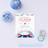 Goedkope Bowling Verjaardagsfeestje Strike Up Some Flyer (Enkel)