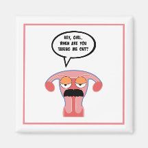 Goedkope Boyfriend Uterus Magnet