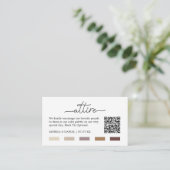 Goedkope bruiloft kleur jurk code Kaarten (Staand voorkant)