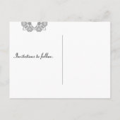 Goedkope bruiloft uitnodigingen Foto Briefkaart (Achterkant)