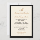 Goedkope Budget Bruiloft na de Receptie Kaart (Voorkant)