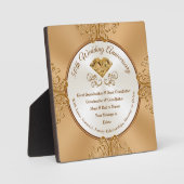 Goedkope cadeaus voor 50th Wedding Jubileum Fotoplaat (Voorkant)