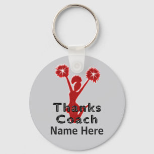 Goedkope Cheer Coach Cadeaus GEPERSONALISEERD Sleutelhanger