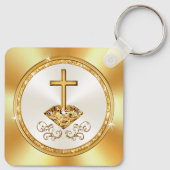 Goedkope Christelijke, persoonlijke fotofeesten, Sleutelhanger (Achterkant)