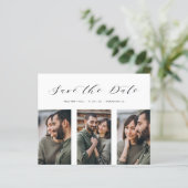 Goedkope collage Drie foto's Romantische huwelijks (Staand voorkant)