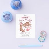 Goedkope Eerste Rodeo Blush Roze Cowgirl 1e Verjaa Flyer (Enkel)