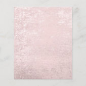 Goedkope Elegant Roos Gold Quinceañera jurk uitnod Flyer (Achterkant)