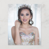 Goedkope Emerald Green zilveren jurk foto Quincean Flyer (Achterkant)