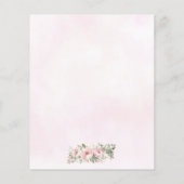 Goedkope Emerald Groen Roze Bloemenjurk Sweet Sixt Flyer (Achterkant)