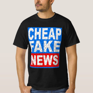 Goedkope Fake News T-Shirt - T-shirt voor mediacri