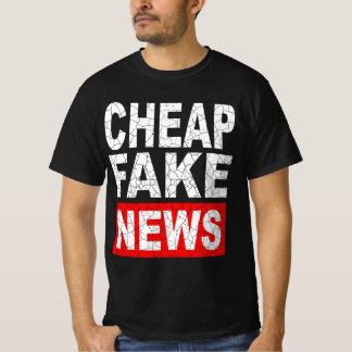Goedkope Fake News T-Shirt - T-shirt voor mediacri