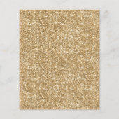 Goedkope Floral Pink Gold Butterfly Sweet 16 Verja Flyer (Achterkant)