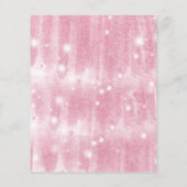 Goedkope Floral roze prinses Tiara jurk Quinceaner Flyer (Achterkant)