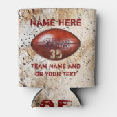 Goedkope Football Gifts voor Spelers GEPERSONALISE Blikjeskoeler (Voorkant)