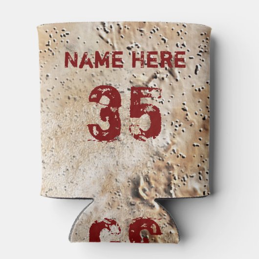 Goedkope Football Gifts voor Spelers GEPERSONALISE Blikjeskoeler (Achterkant)